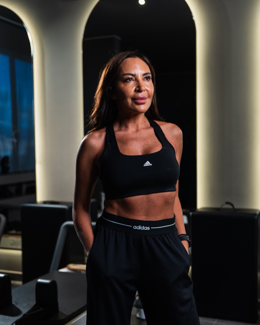 Zeina Selman, Fit Flow's instructor, in the studio
